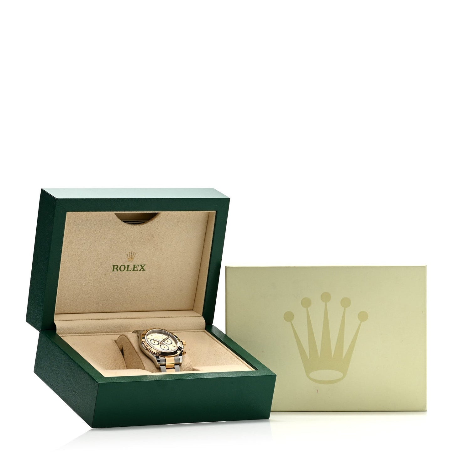 Stainless Steel 18K Yellow Gold 40mm Oyster Perpetual Cosmograph Daytona Watch Champagne 126503