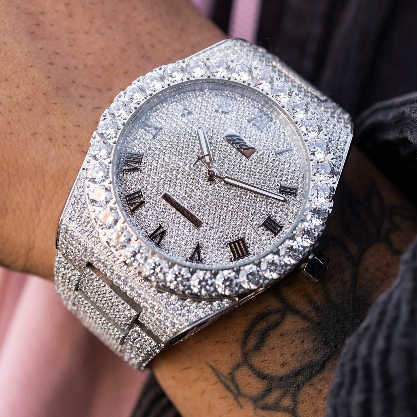 42MM Fully Iced Moissanite Alpha Era? 316