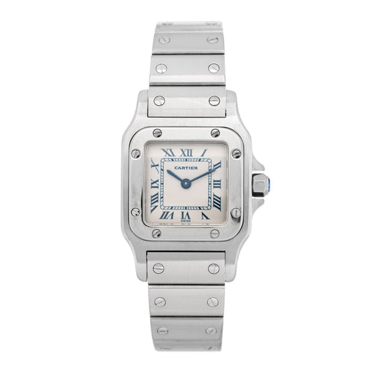 Stainless Steel 24mm Santos de Cartier Galbee Quartz Watch