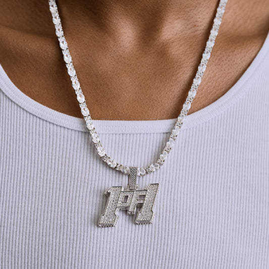 1of1 Pendant in White Gold