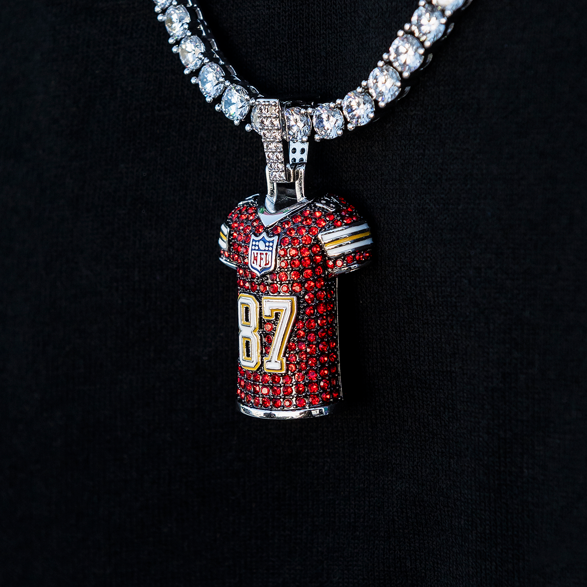 Kansas City Chiefs Travis Kelce Jersey Pendant