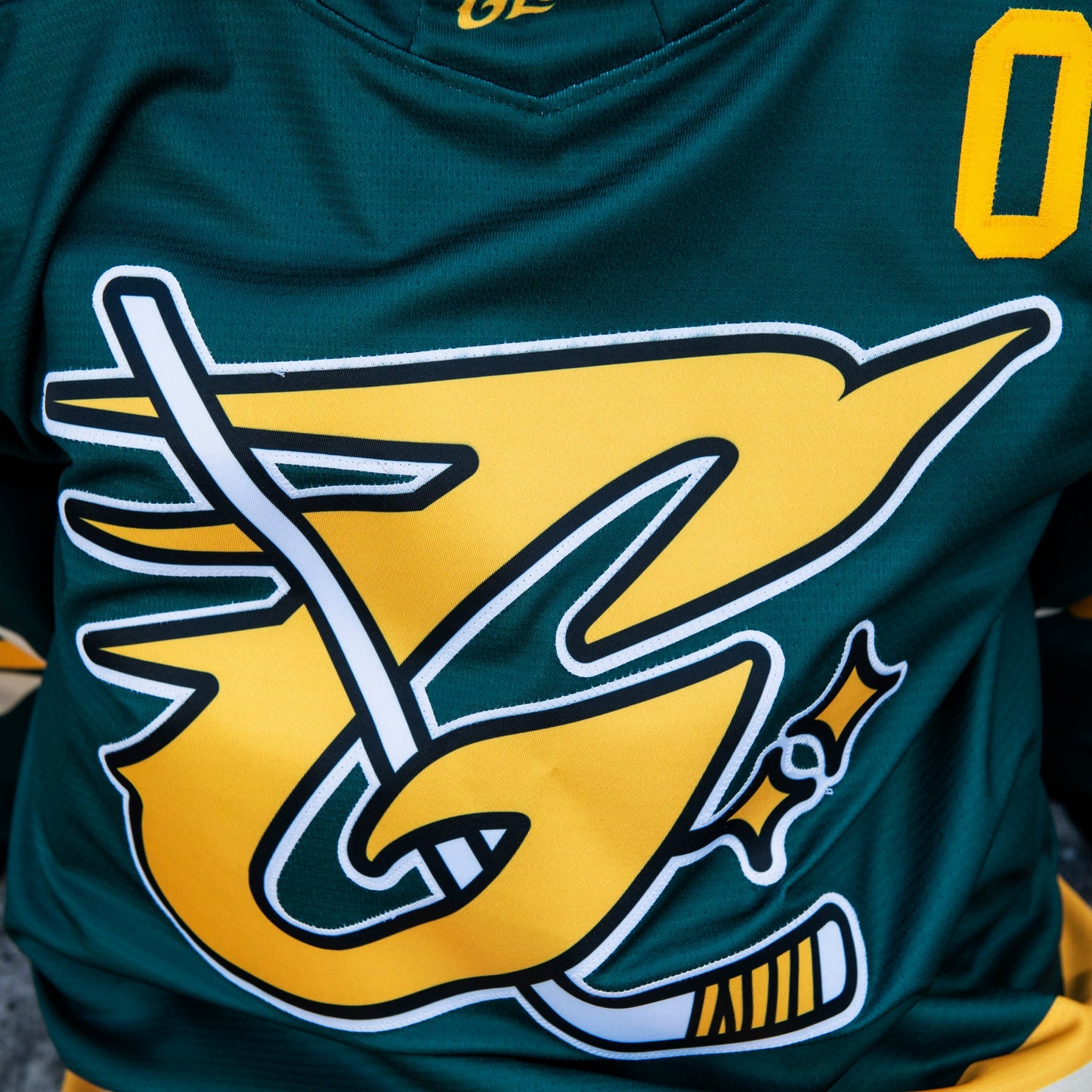 GLD Green and Yellow Hockey Jersey