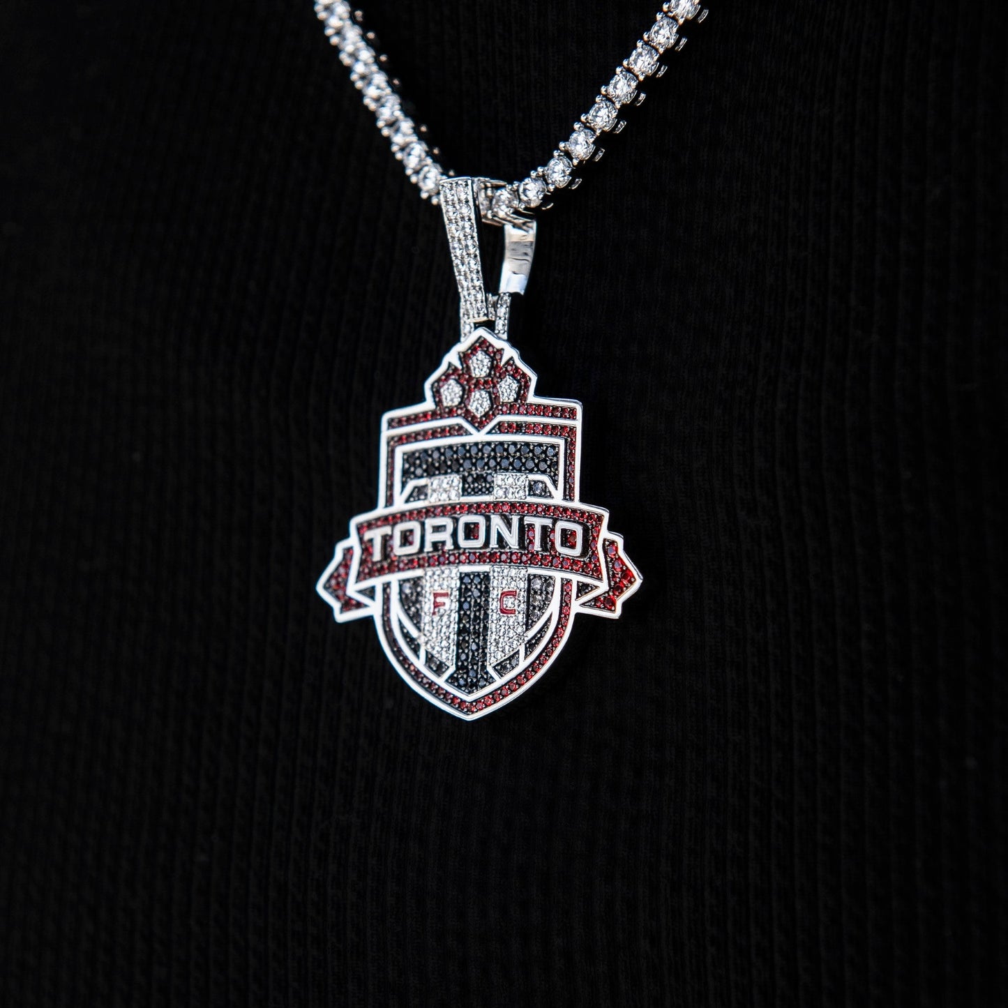 Toronto FC Official MLS Logo Pendant in White Gold