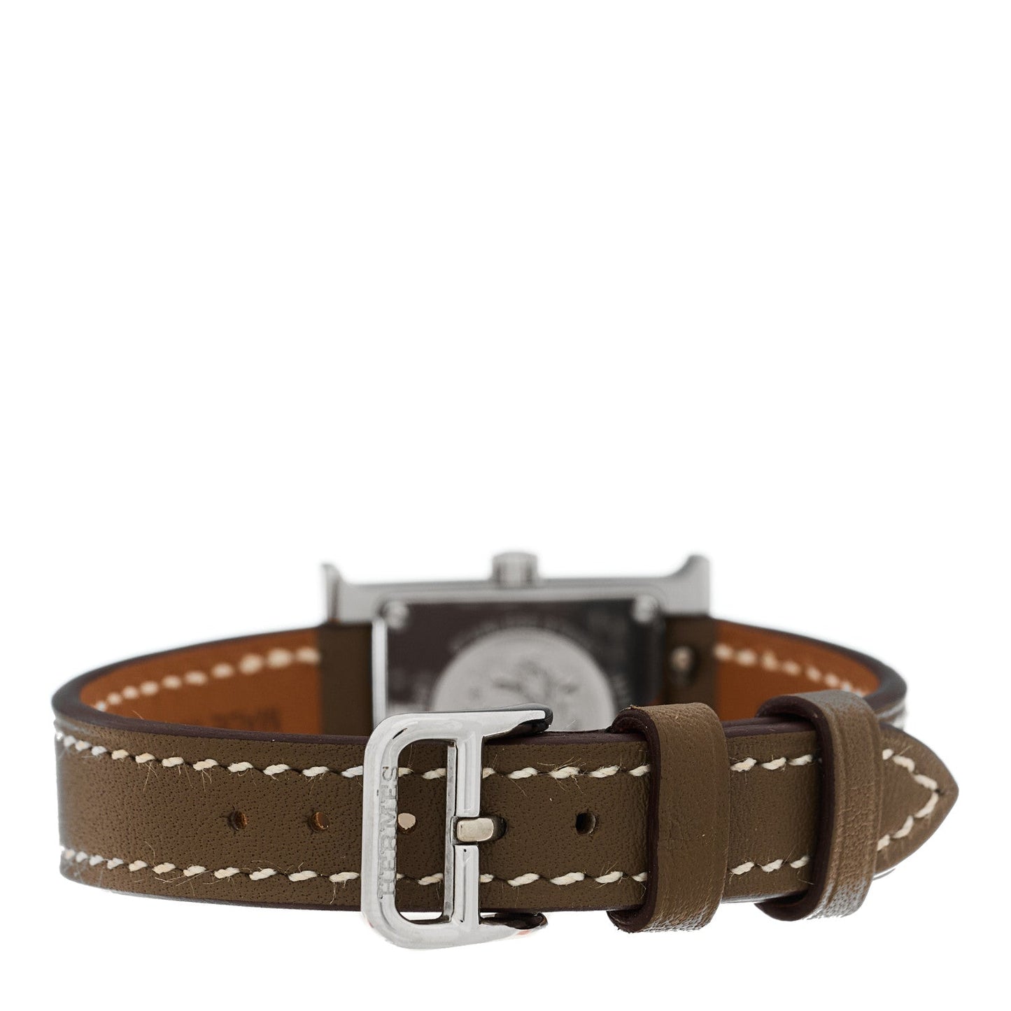 Stainless Steel Swift 17.2mm Heure H Hour Watch Etoupe