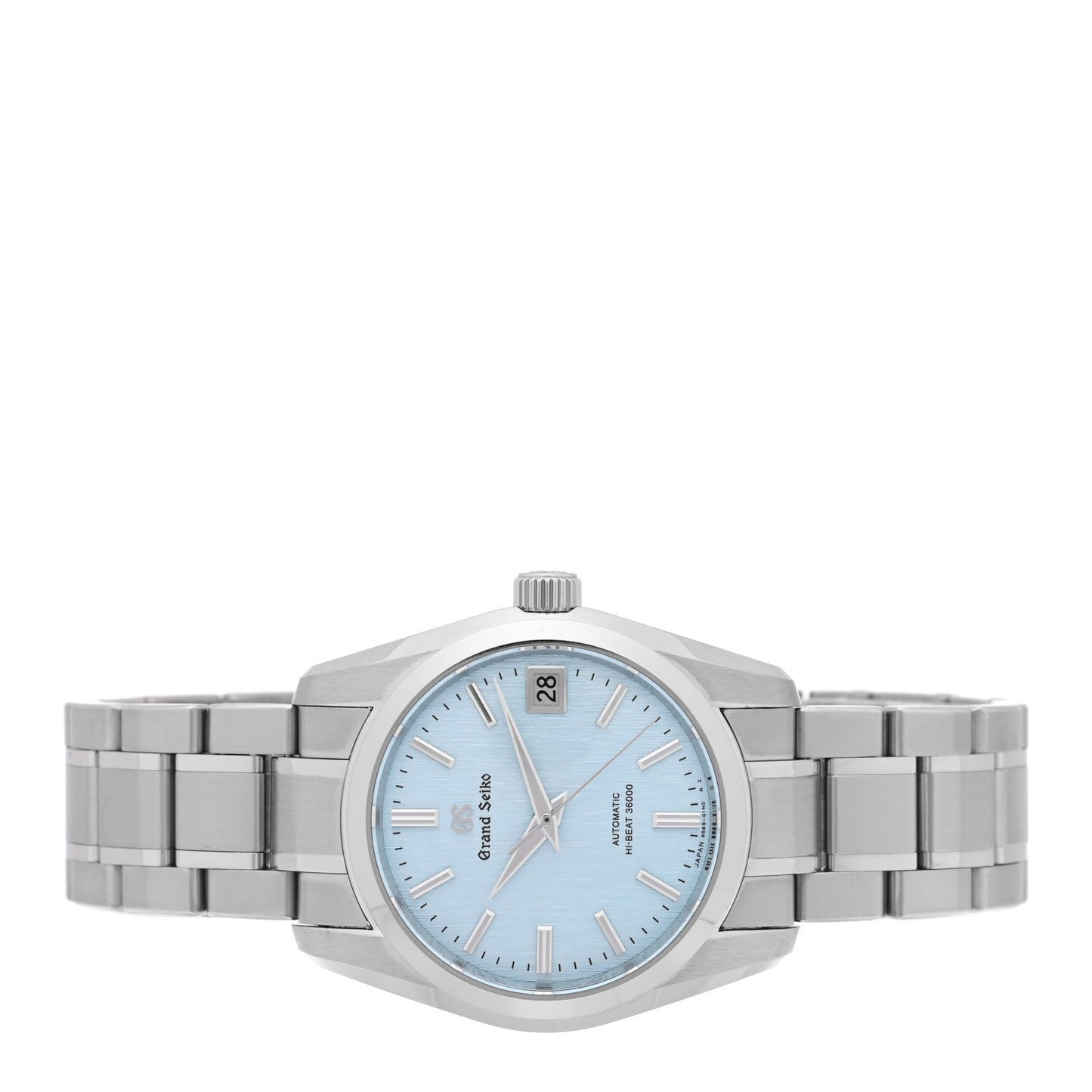 Stainless Steel 38mm Heritage Collection Automatic Watch Blue SBGH347G