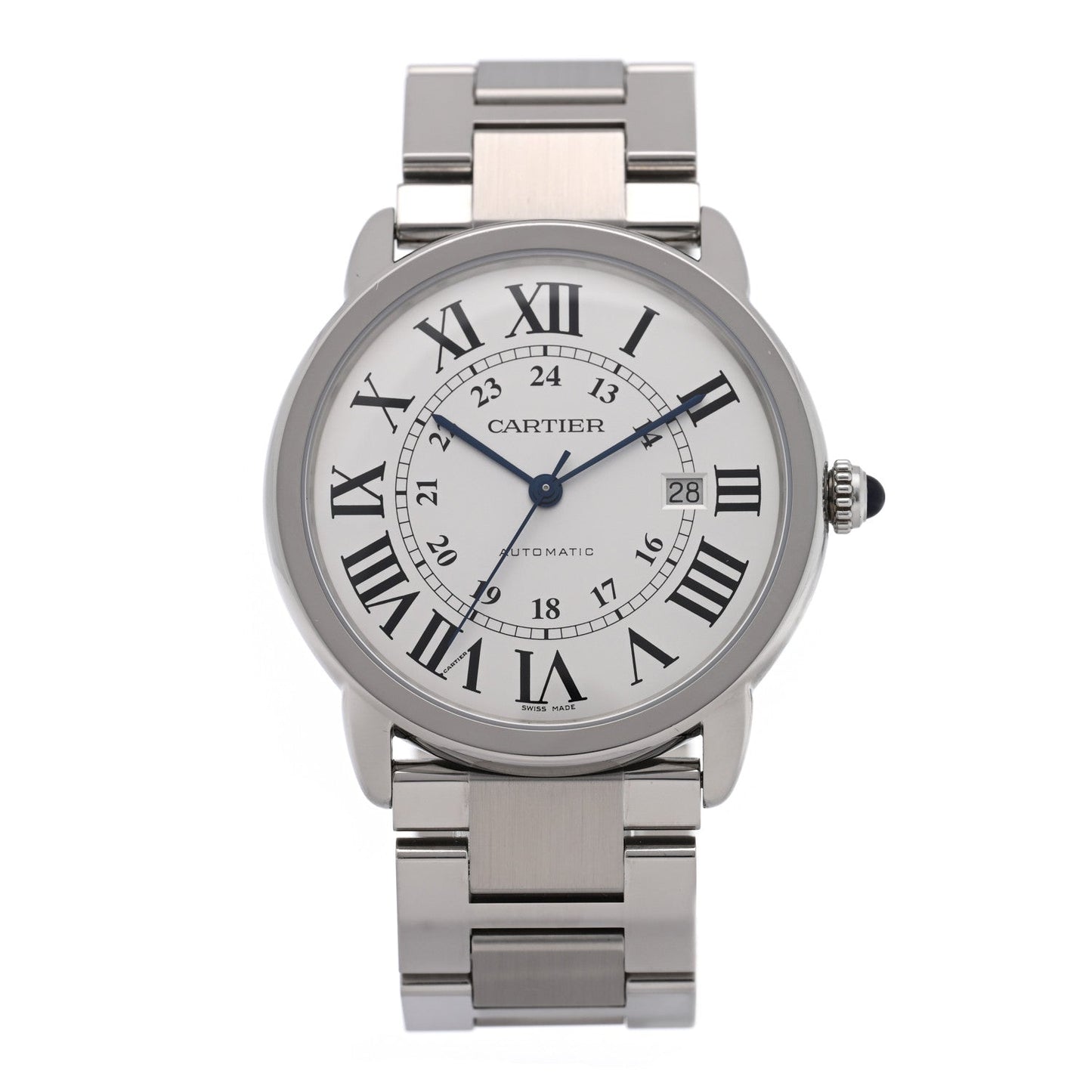 Stainless Steel 42mm Ronde Solo Automatic Watch
