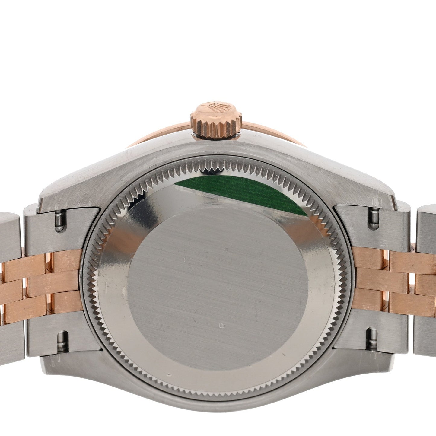Stainless Steel 18K Everose Gold Diamond 31mm Oyster Perpetual Datejust Watch Pink 278381RBR
