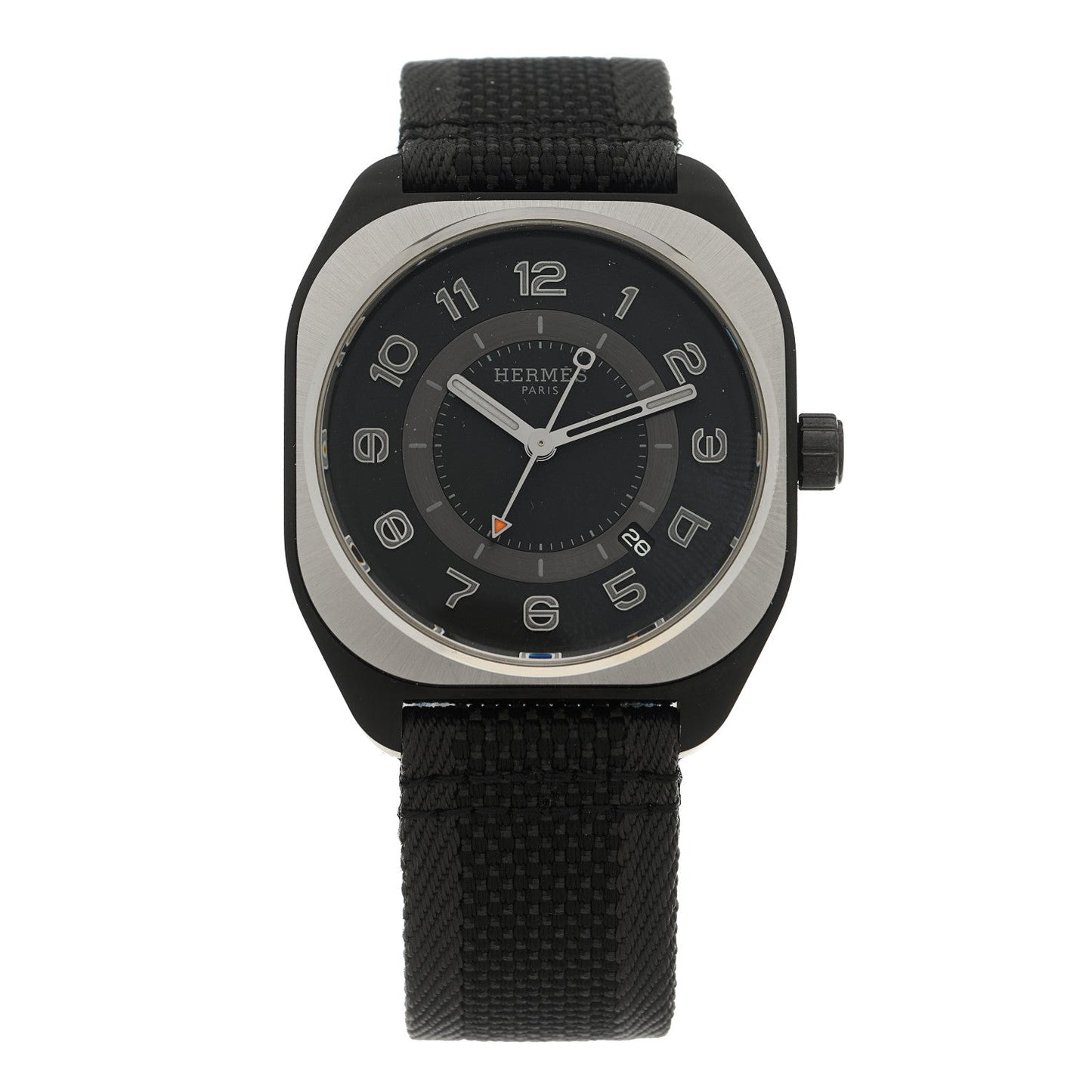 DLC Coated Titanium Rubber 39mm H08 Automatic Watch Noir