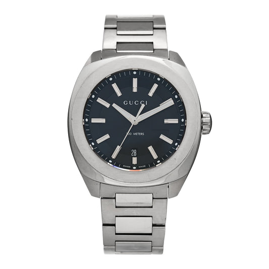 Stainless Steel 44mm GG2570 Quartz Watch Black