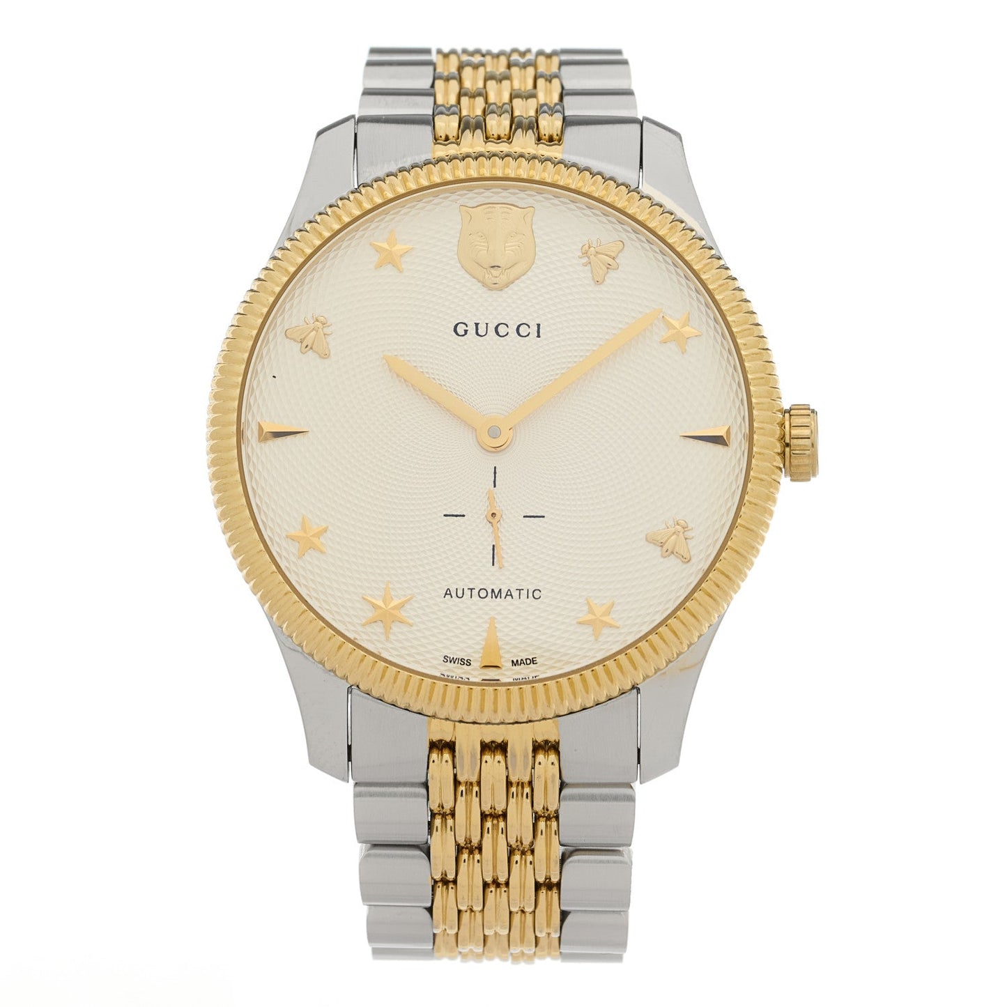 Stainless Steel 40mm G-Timeless Two Tone Charm Automatic Watch