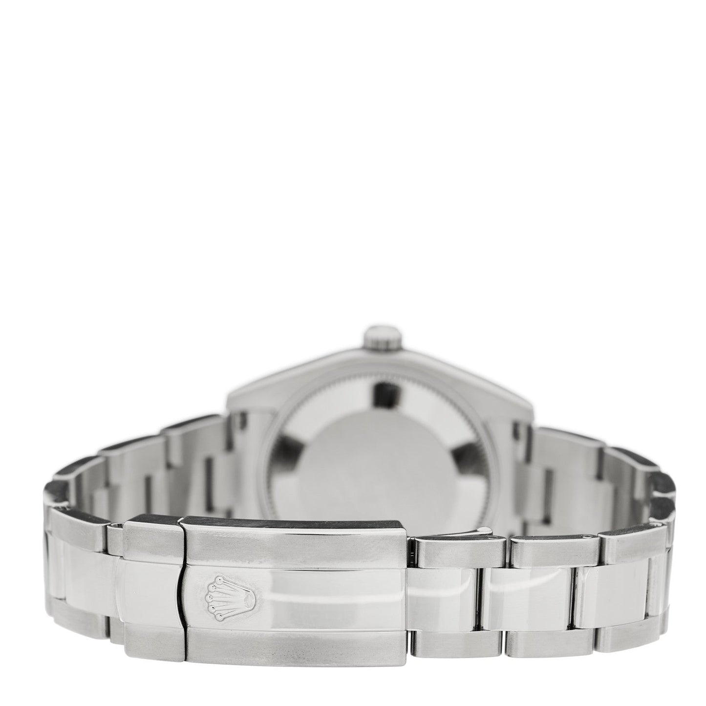 Stainless Steel 18K White Gold 31mm Oyster Perpetual Datejust Watch Black 178274