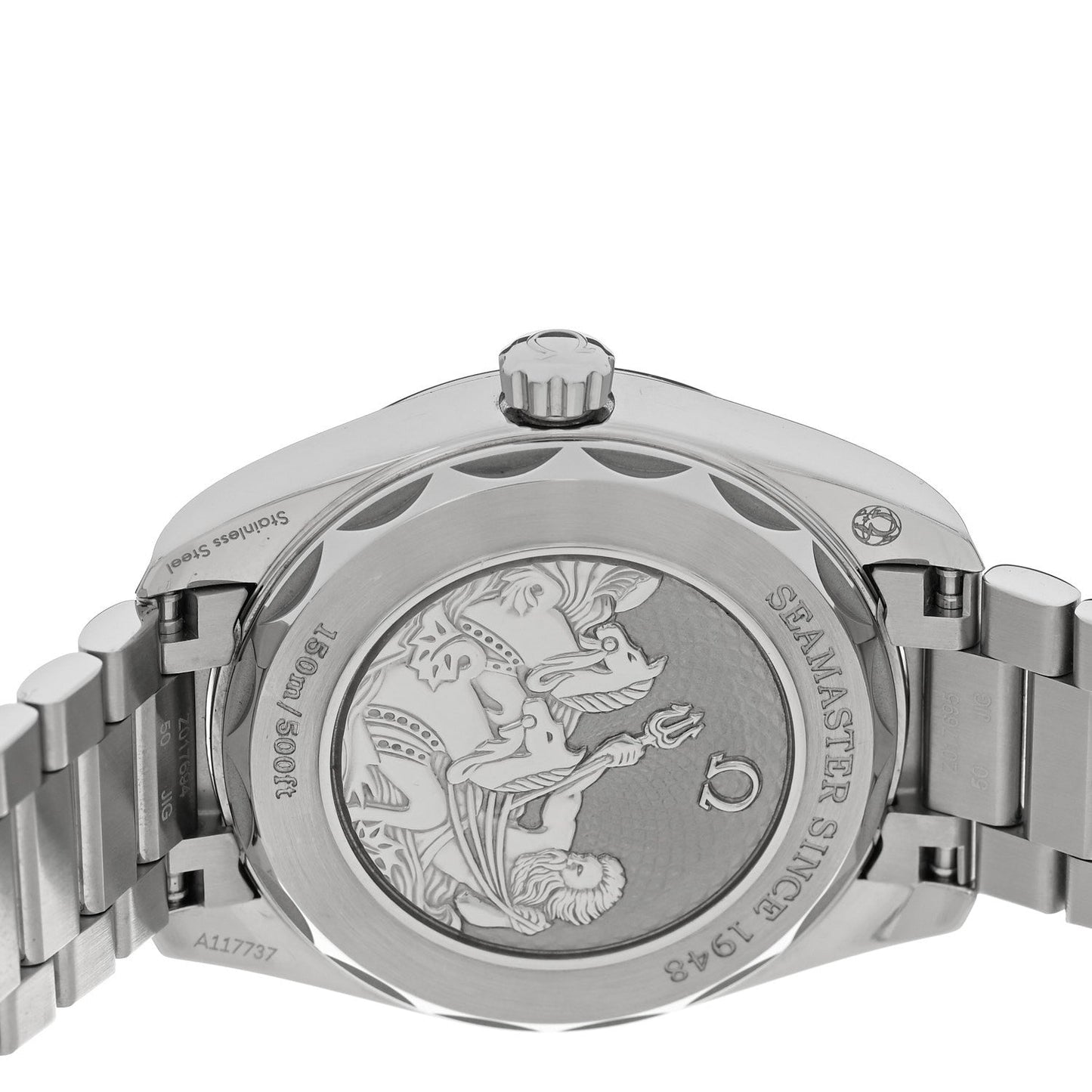 Stainless Steel 38mm Seamaster Aqua Terra 150M Co-Axial Automatic Watch Summer Blue 220.10.38.20.03.004