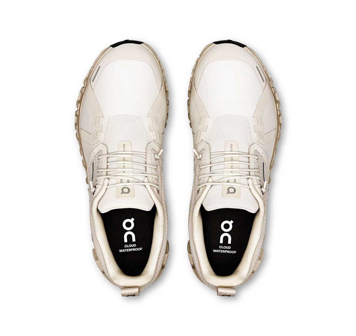 ON Women's Cloud 6 Waterproof Pearl/Cream