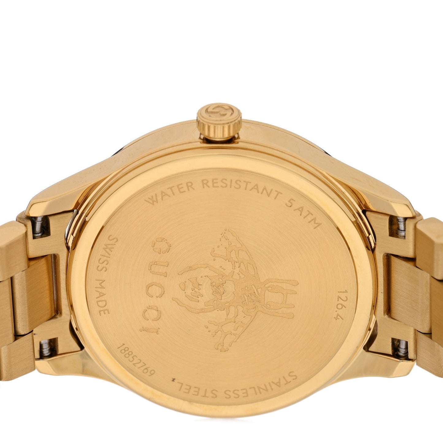 Stainless Steel 32mm G-Timeless Bee Quartz Watch Gold