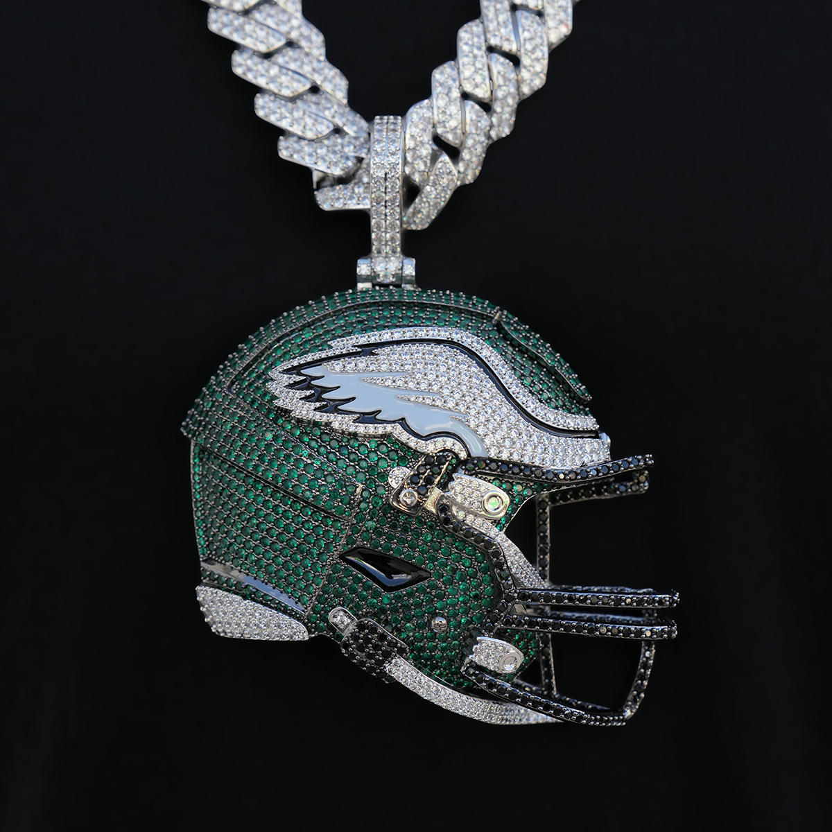 Giant Philadelphia Eagles Official NFL Helmet Pendant