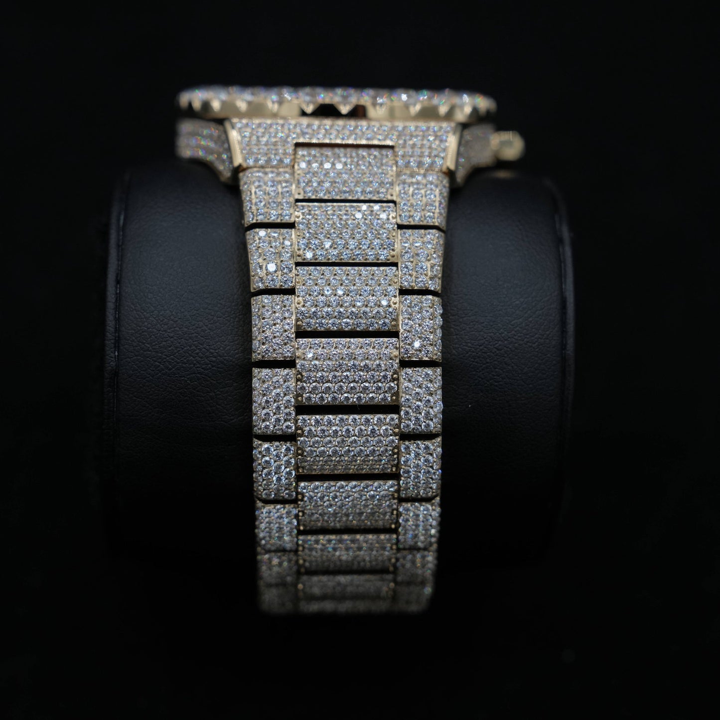 42MM Fully Iced Ruby Accent Alpha Era? in Gold
