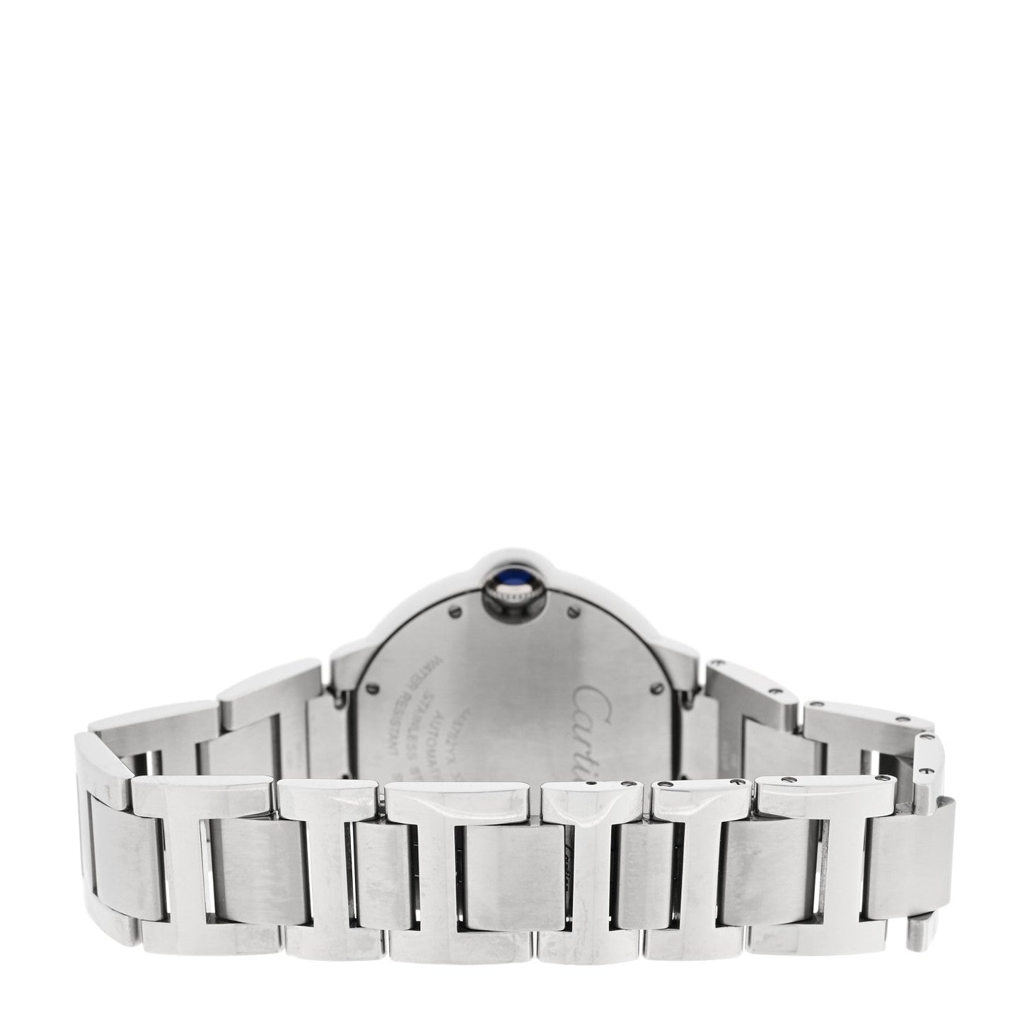Stainless Steel Diamond Bezel 36mm Ballon Bleu De Cartier Automatic Watch