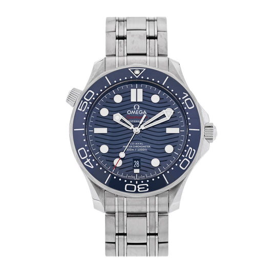 Stainless Steel 42mm Seamaster Diver 300M Automatic Watch Blue 210.30.42.20.03.001