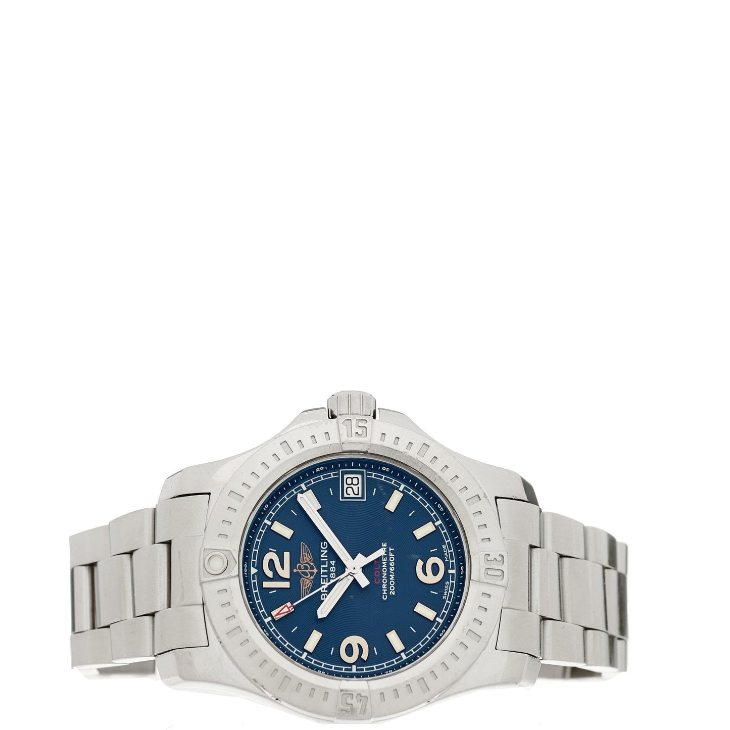 Stainless Steel 36mm Colt Quartz Watch Blue A74389