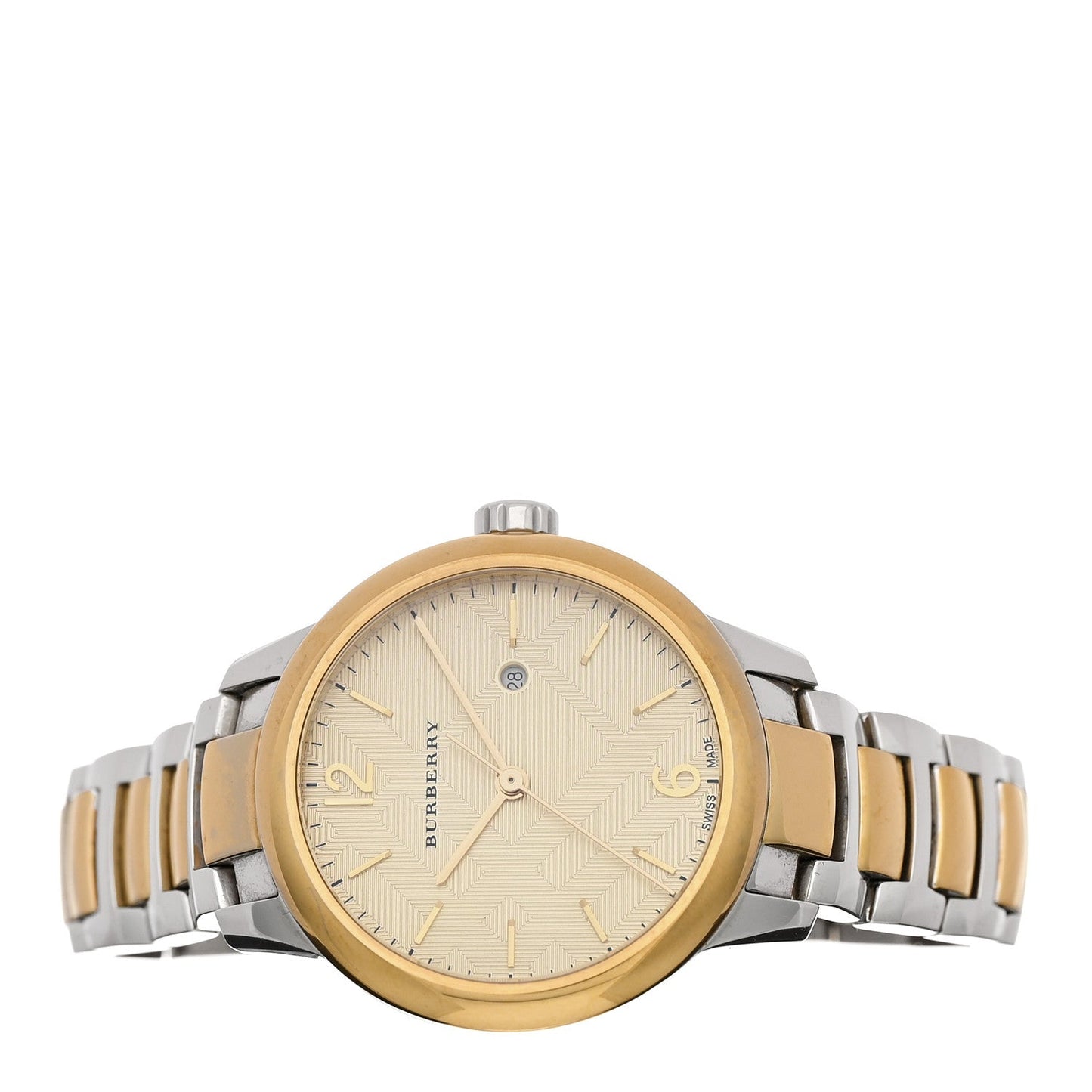 Stainless Steel 32mm Classic Round Quartz Watch Gold BU10118