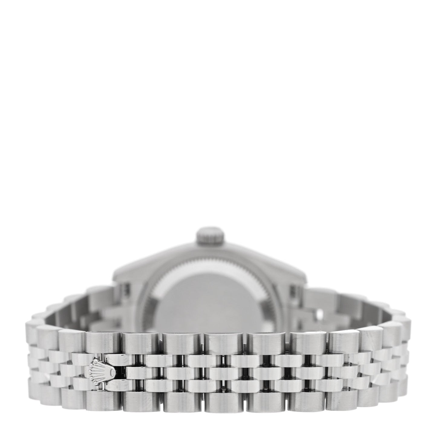 Stainless Steel 18K White Gold Diamond 26mm Oyster Perpetual Datejust Watch Black 179174