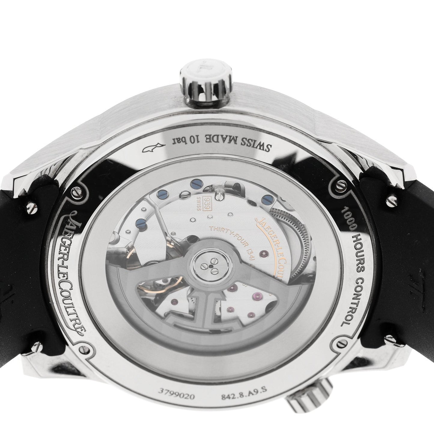 Stainless Steel Rubber 42mm Polaris Automatic Watch Grey Q9078640