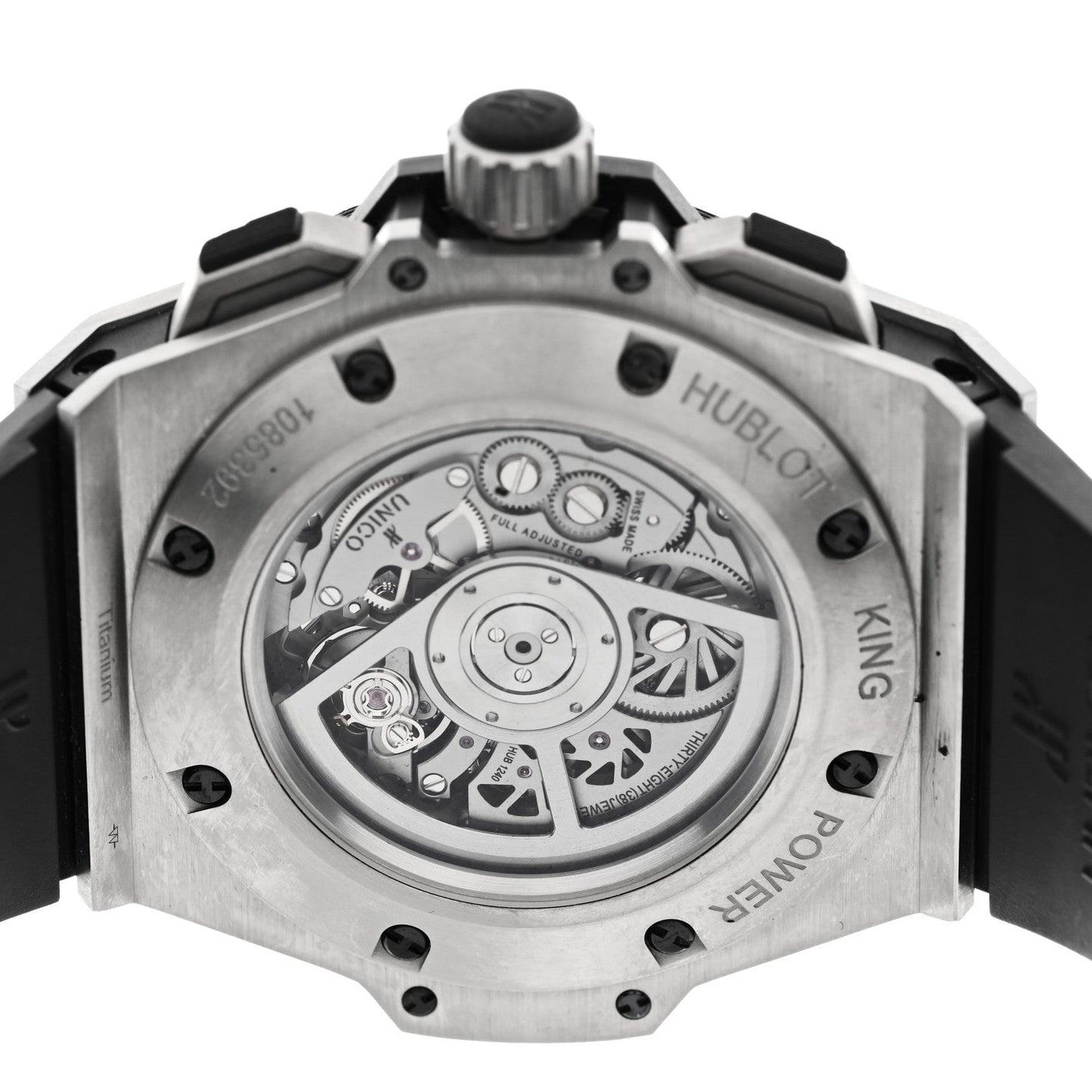 Titanium Rubber 48mm King Power Unico Automatic Watch Silver 701.NX.0170.RX