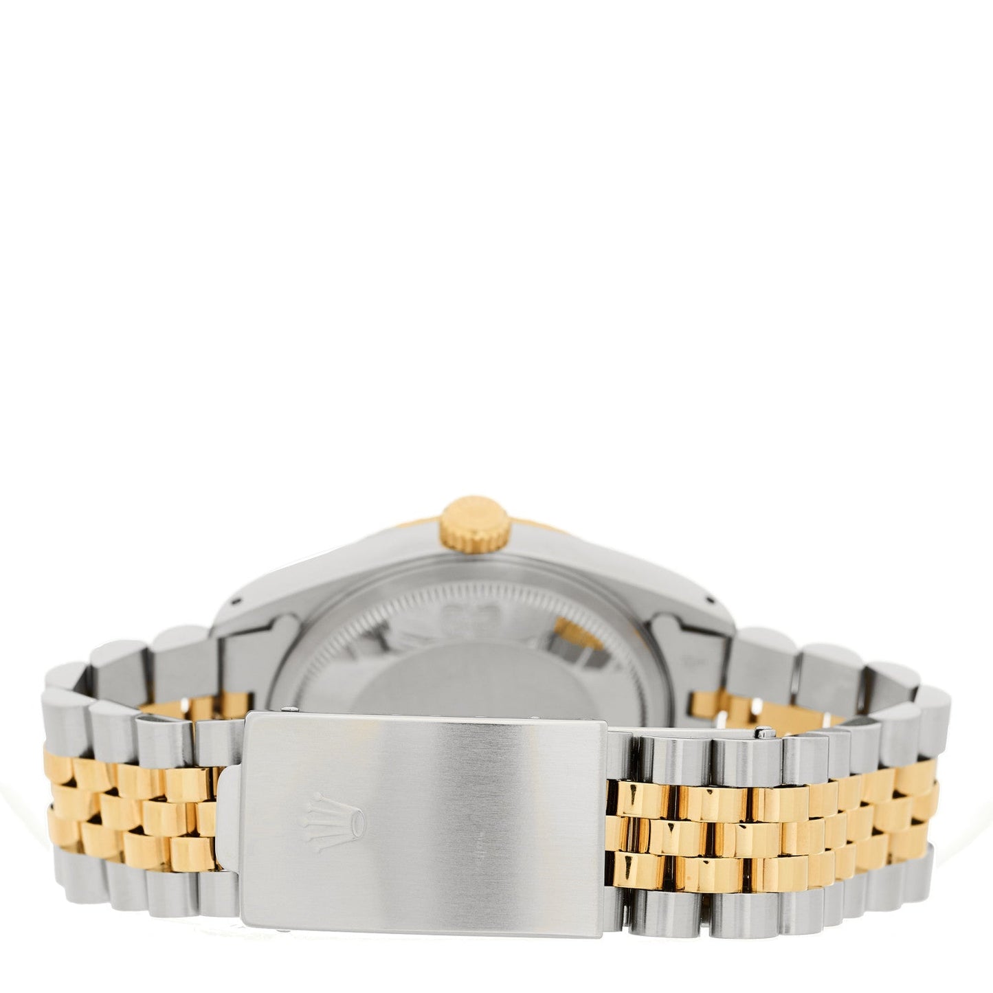Stainless Steel 18K Yellow Gold Diamond 36mm Oyster Perpetual Datejust Watch Champagne 16233