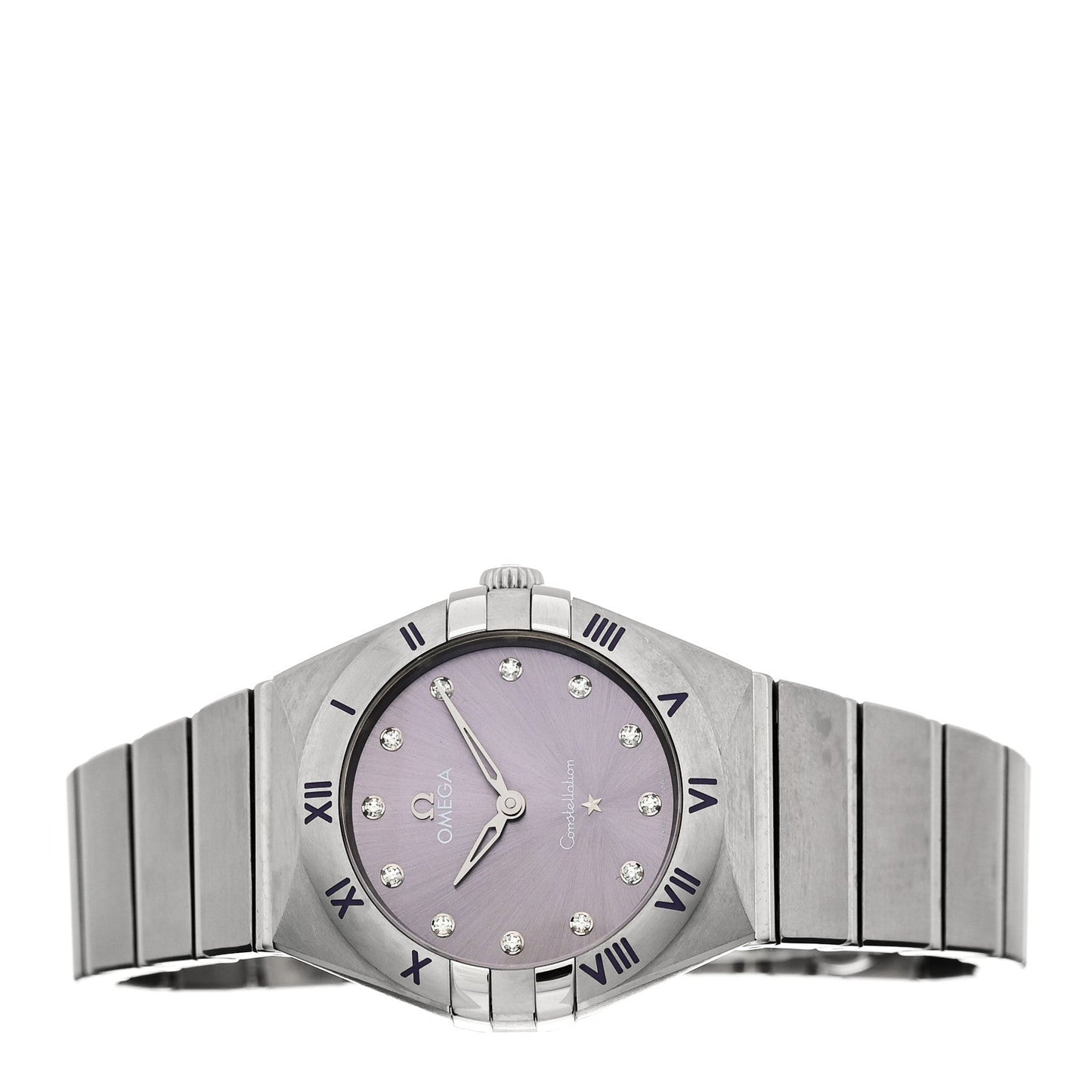 Stainless Steel Diamond 28mm Constellation Quartz Watch Purple 131.10.28.60.60.002