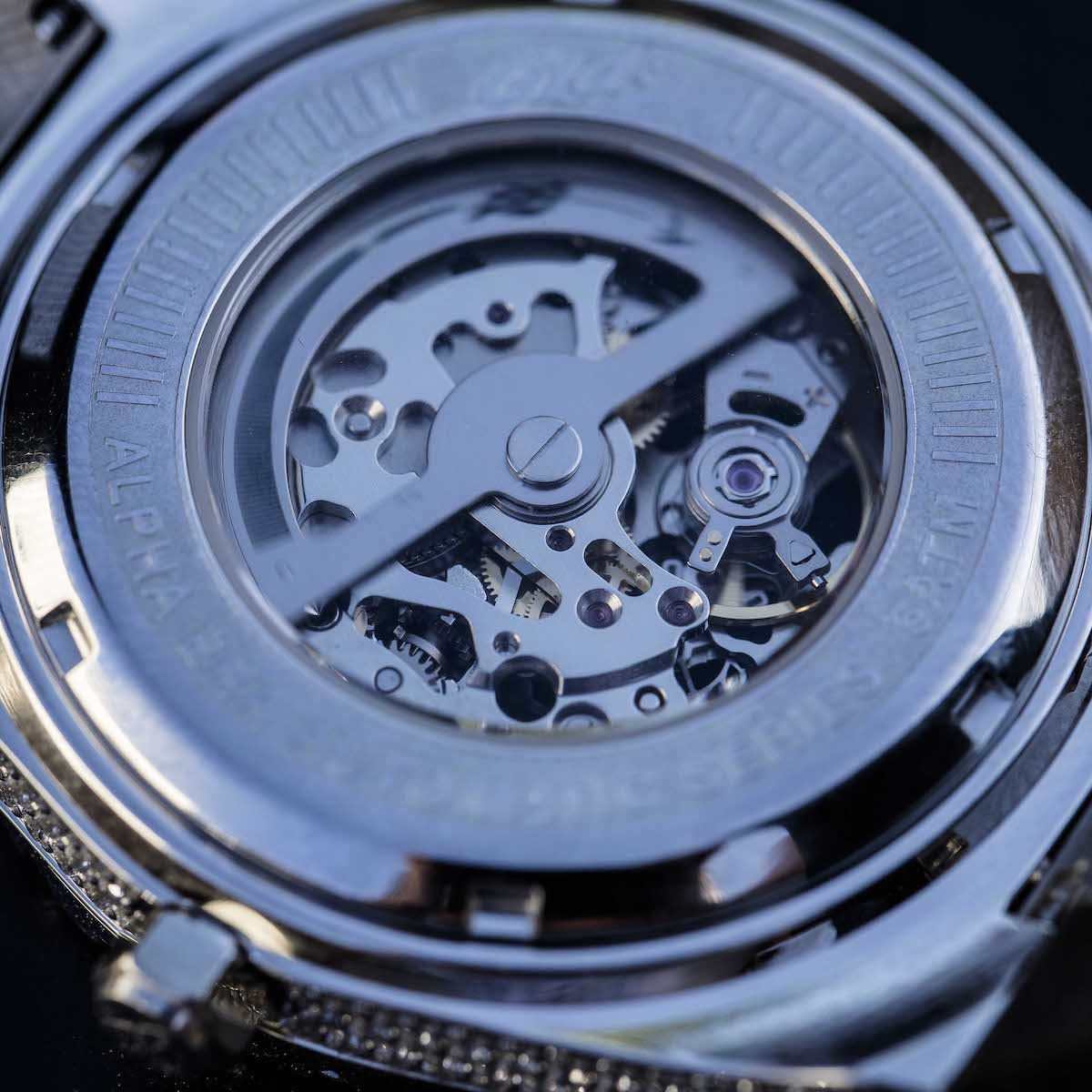 42MM Iced Moissanite Alpha Era? Luminous Skeleton 316