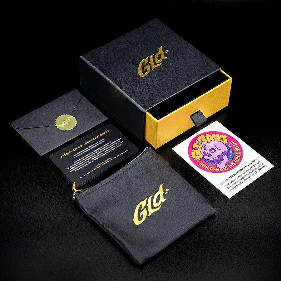 Diamond Box Link Chain in Yellow Gold- 9mm
